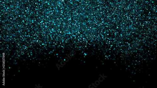 Thousands of confetti fired on air during a festival at night. Image ideal for backgrounds and overlays.