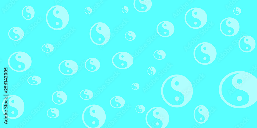 abstract background with yin yang