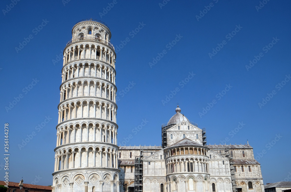 Cathedral St. Mary of the Assumption in the Piazza dei Miracoli in Pisa, Italy. Unesco World Heritage Site