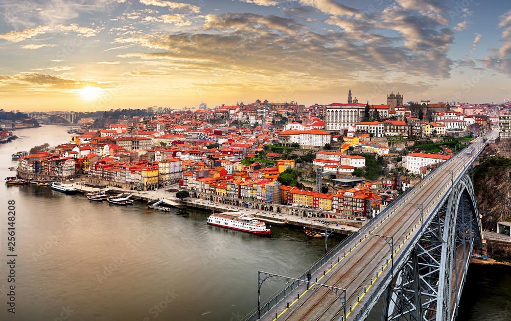 Portugal - Porto at sunset