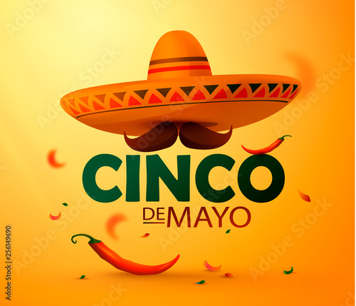 Cinco De Mayo design element. Vector illustration