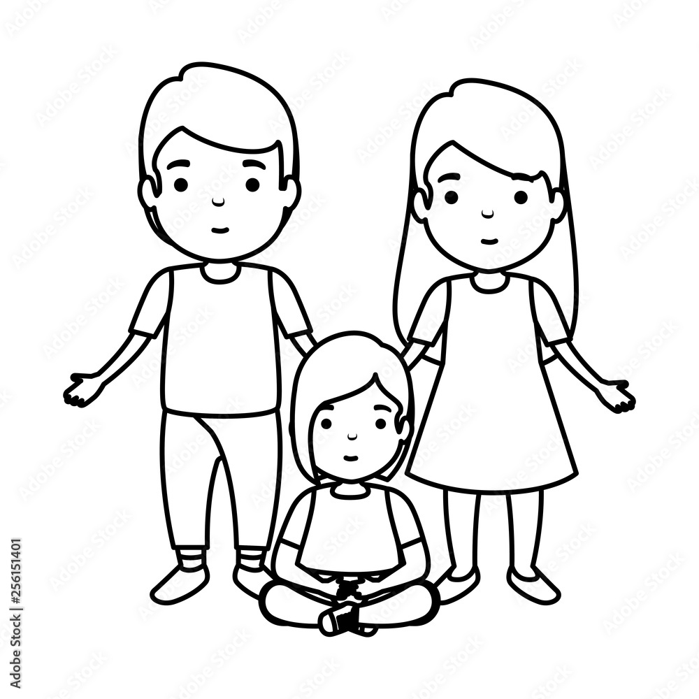 parents couple with daughter characters parents couple with daughter characters