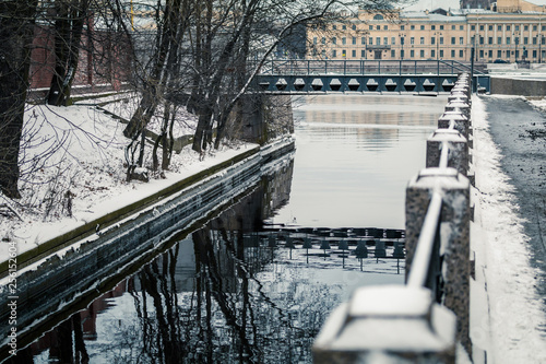 Novo-Admiralteysky Canal, St. Petersburg, Russia photo