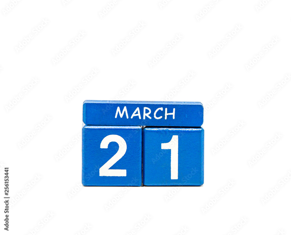 isolated calendar of cubes on a white background isolated calendar of cubes on a white background