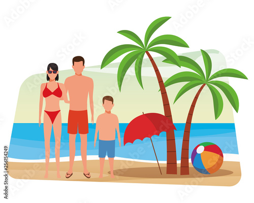 summer vacation cartoon