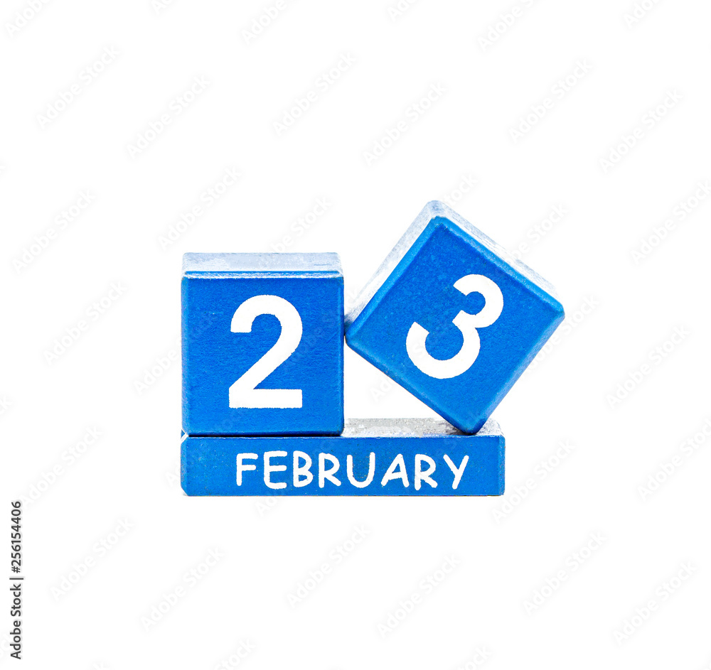 isolated calendar of cubes on a white background isolated calendar of cubes on a white background