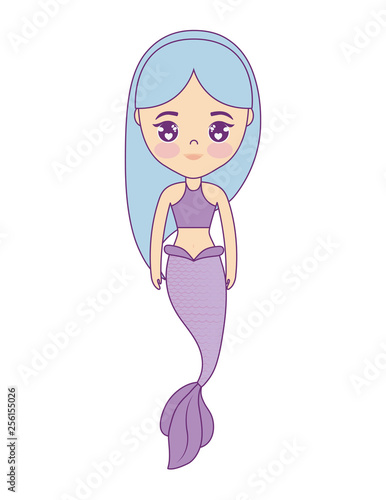 cute mermaid avatar character