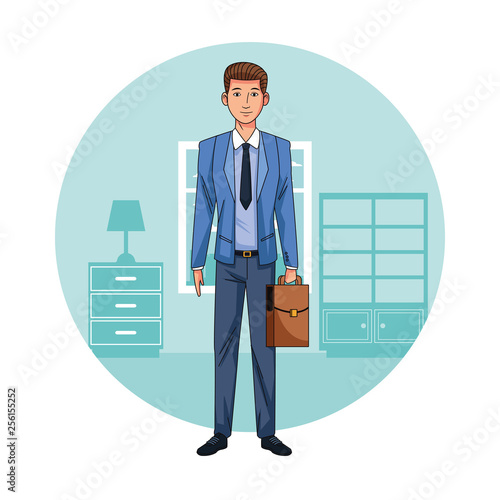 Executive businessman in the office
