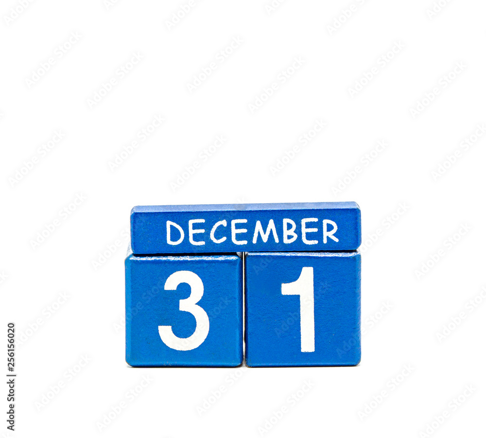 isolated calendar of cubes on a white background isolated calendar of cubes on a white background