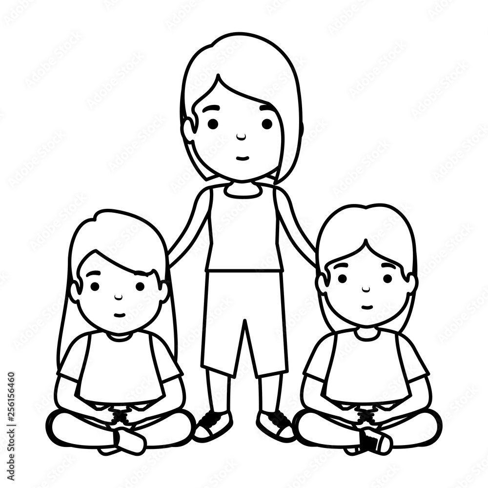 mother with daughters characters mother with daughters characters