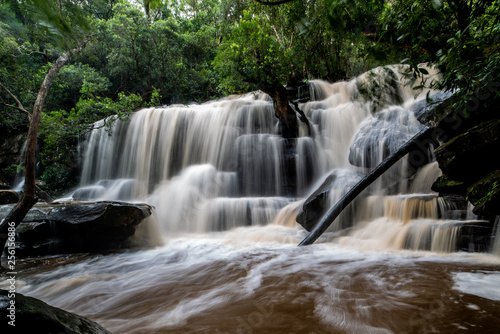Somersby Falls after a good rainfall © Colin