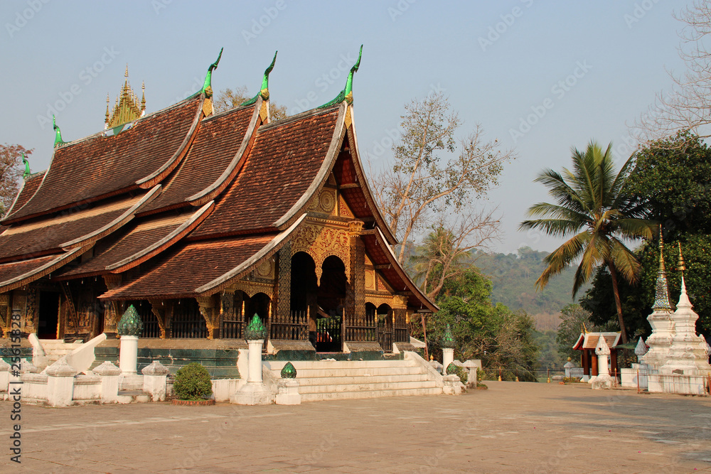 Temple bouddhiste (Wat Xieng Thong) à Luang Prabang (Laos)