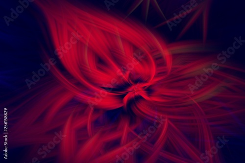 red futuristic background explosion vibrant. texture fractal.