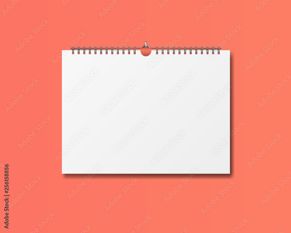 Blank design calendar template. Blank design calendar template.