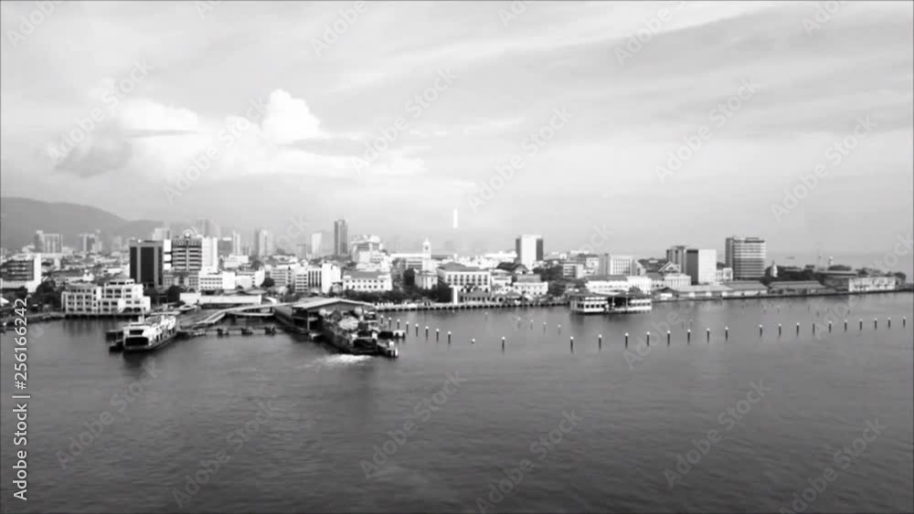 Military Plane Head-Up Display (HUD) with Target on Strategic Enemy City. Front View from Pilot's Cockpit of Bomber Aircraft Military Plane Head-Up Display (HUD) with Target on Strategic Enemy City. Front View from Pilot's Cockpit of Bomber Aircraft