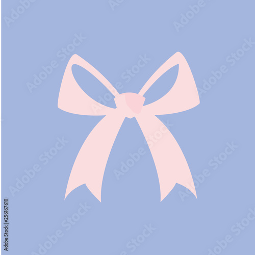 elegant bow ribbon icon