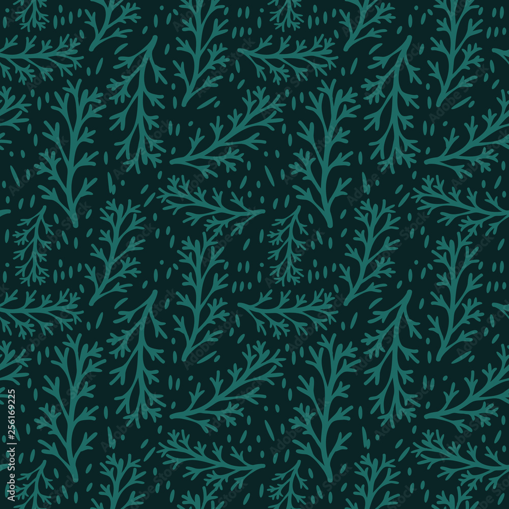 Seamless foliage pattern Seamless foliage pattern
