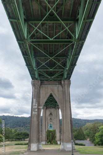 St. johns bridge in Portland photo