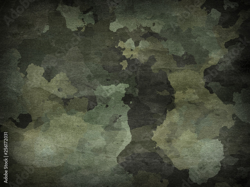 Dirty camouflage fabric texture