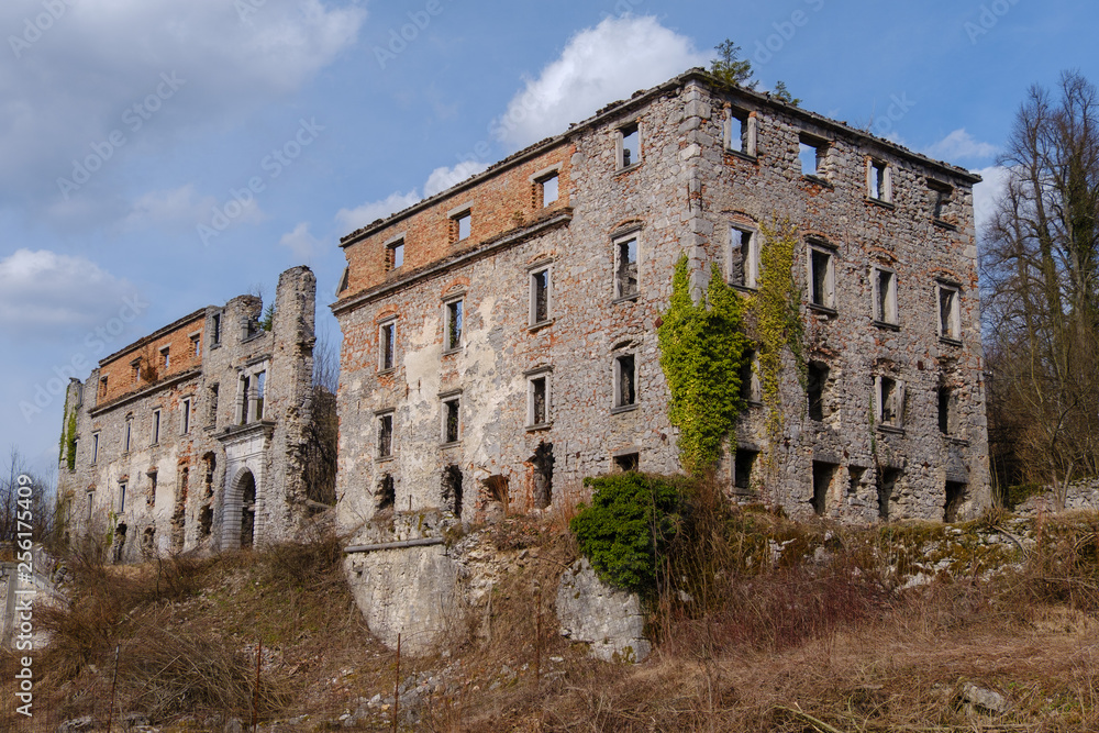 Haasberg castle ruins in Pivka