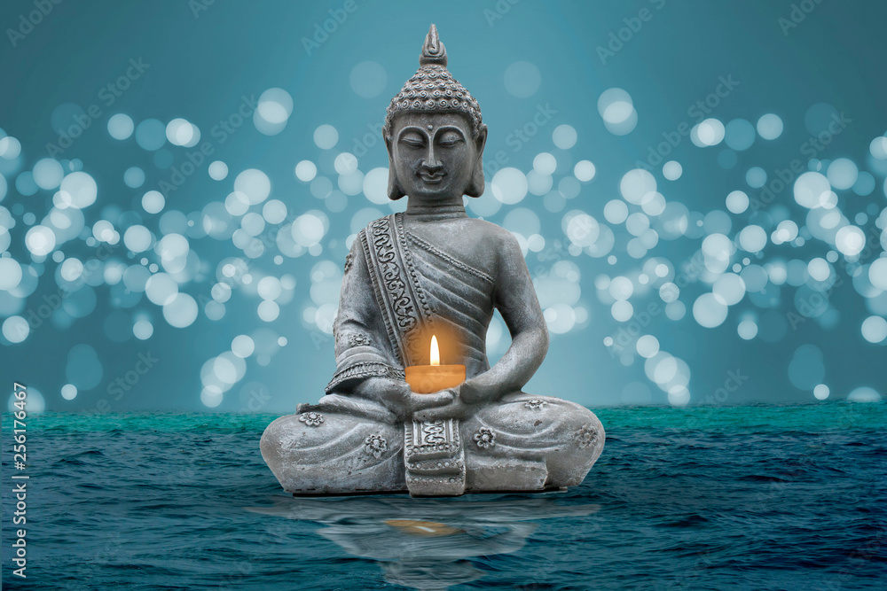 buddha and silence Stock Photo | Adobe Stock