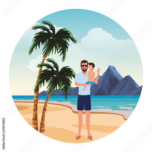 summer vacation cartoon