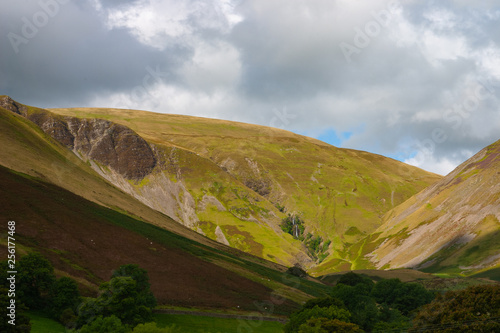 The typical landscape in Yorkshire Dales National Park, Great Britain.