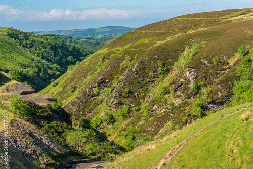 Wallpaper Mural Welsh landscape near the Aled Isaf Reservoir with the a nearly dried up Afon Aled, Conwy, Wales, UK Torontodigital.ca