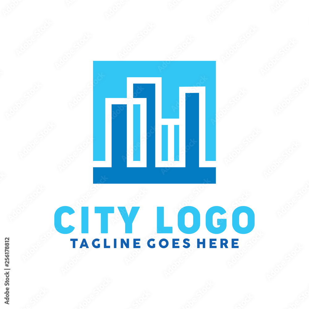 Building Logo / Apartment Icon / Modern Symbol Design Inspiration