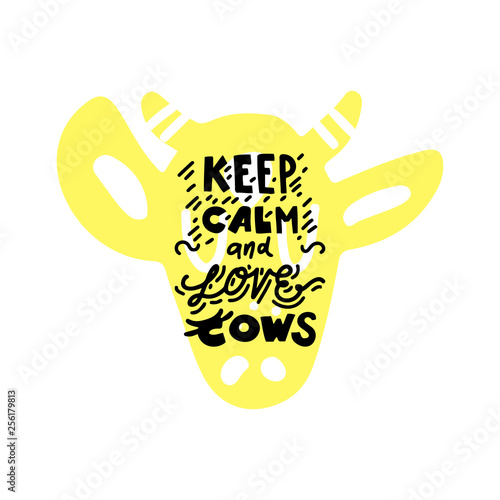 Cows and Milk vector set
