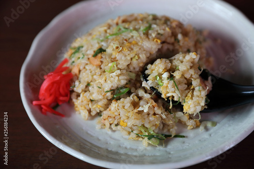 Fired rice chahan japanese fried rice