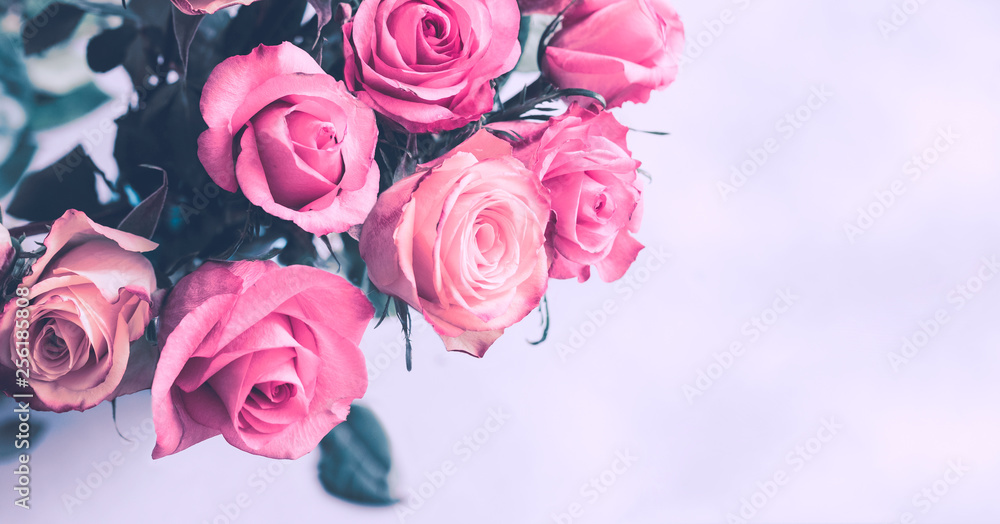 Bouquet of beautiful pink roses Bouquet of beautiful pink roses