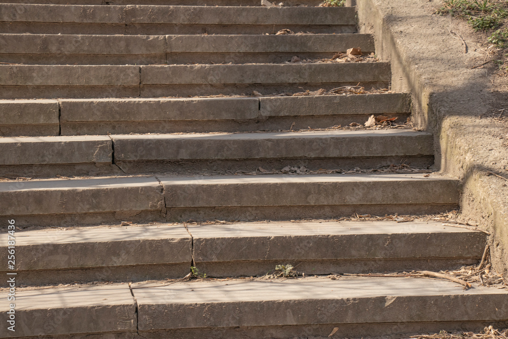 Old stairs in the Park Old stairs in the Park