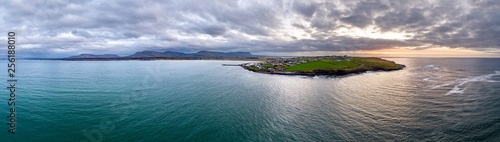 Aerial view of Mullaghmore Head - Signature point of the Wild Atlantic Way, County Sligo, Ireland photo