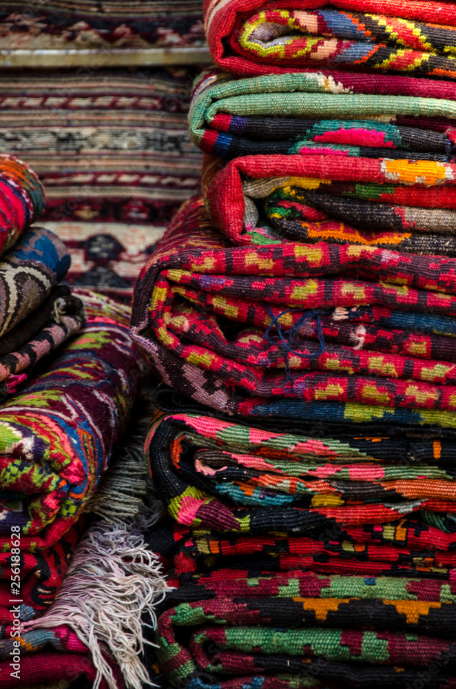 colored fabric stack colored fabric stack
