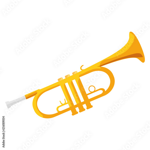 trumpet instrument musical icon