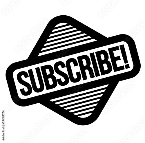 subscribe black stamp
