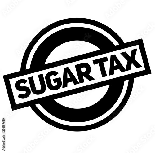 sugar tax black stamp