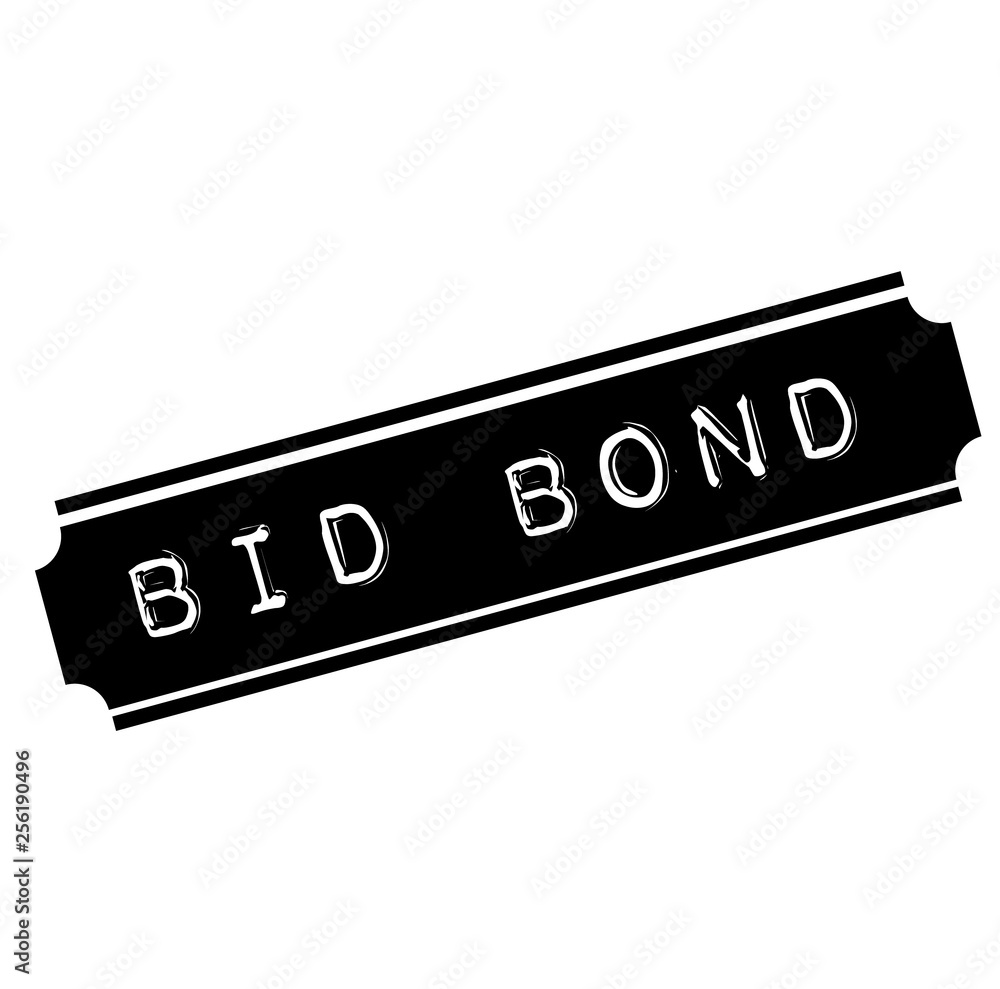 bid bond black stamp bid bond black stamp