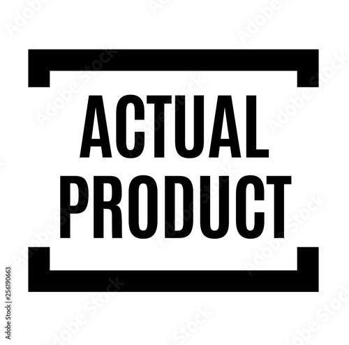 actual product black stamp