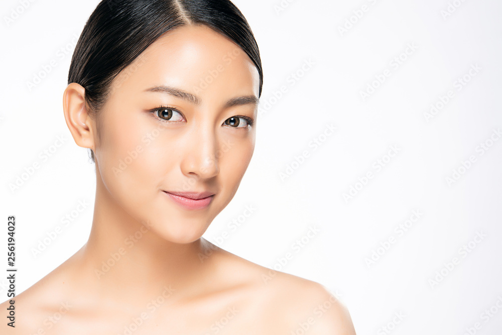 Beautiful Young asian Woman with Clean Fresh Skin Beautiful Young asian Woman with Clean Fresh Skin
