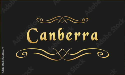 vector Welcome to Canberra	