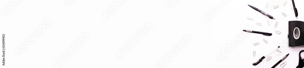 Set of black items for branding Set of black items for branding