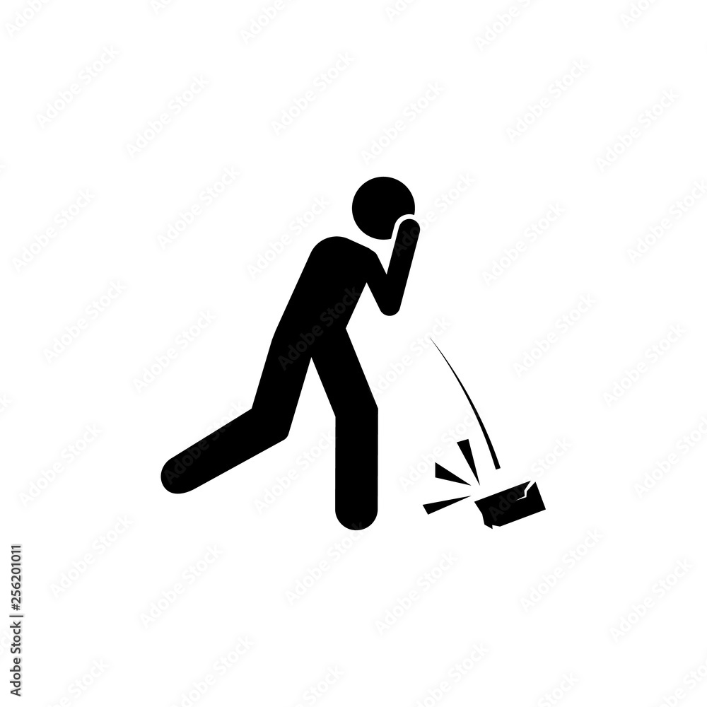 Man, phone down icon. Element of human use phone. Premium quality graphic design icon. Signs and symbols collection icon for websites, web design, mobile app Man, phone down icon. Element of human use phone. Premium quality graphic design icon. Signs and symbols collection icon for websites, web design, mobile app