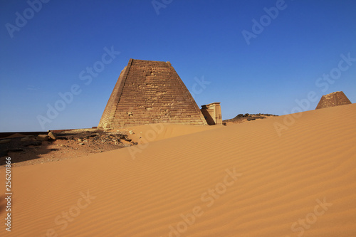 Meroe, Pyramids, Sudan, Nubia photo