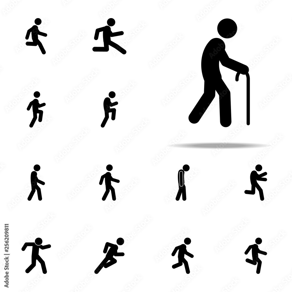 man, walk icon. Walking, Running People icons universal set for web and mobile man, walk icon. Walking, Running People icons universal set for web and mobile