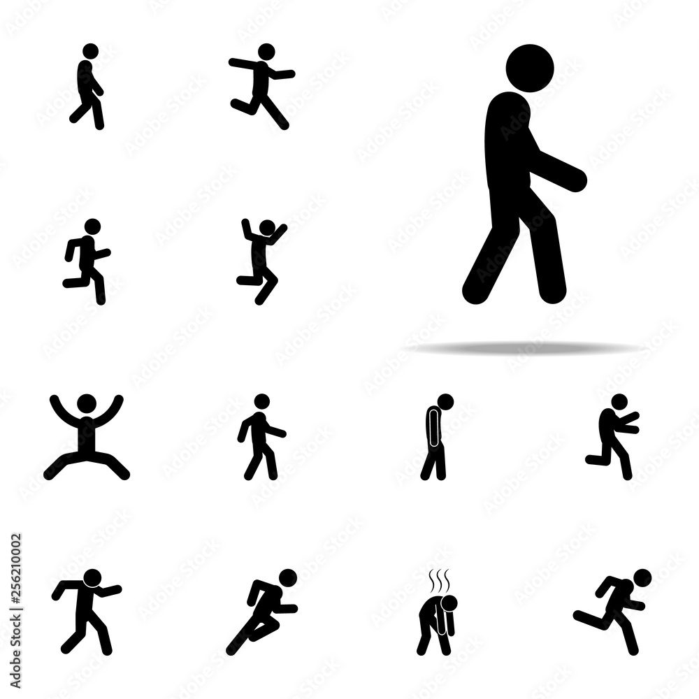 walk, man icon. Walking, Running People icons universal set for web and mobile walk, man icon. Walking, Running People icons universal set for web and mobile