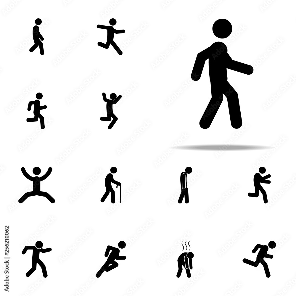 walking, man icon. Walking, Running People icons universal set for web and mobile walking, man icon. Walking, Running People icons universal set for web and mobile