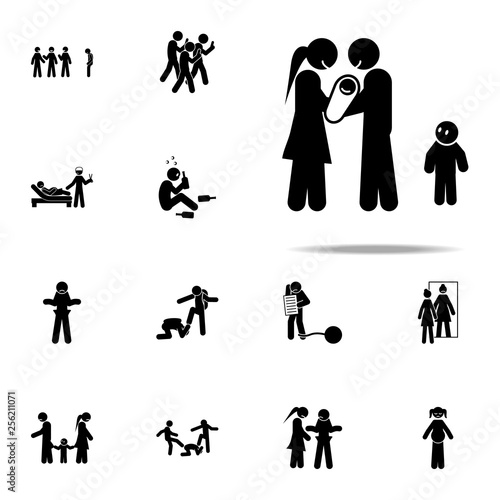 baby, envy icon. Youth social issues icons universal set for web and mobile