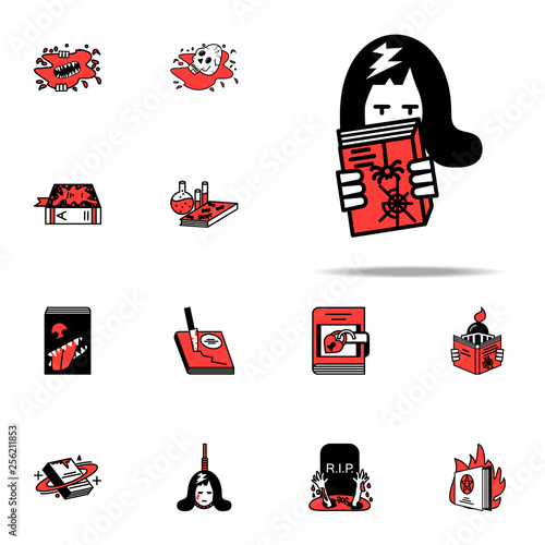 Biography, genre icon. Literary genres icons universal set for web and mobile